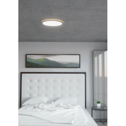 Eglo - Plafonnier à intensité variable LED RGBW ROVITO-Z LED/16,5W/230V noir ZigBee