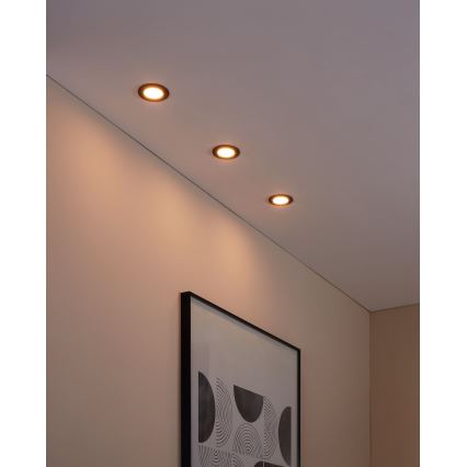 Eglo - Set mit 3 dimmbaren LED-Badezimmerleuchten FUEVA-Z LED/2,8W/230V IP44 Ø 8,5 cm