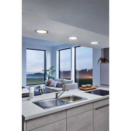 Eglo - Dimmbare LED-Einbauleuchte für Badezimmer LED/10,5W/230V 2700-6500K IP44 ZigBee