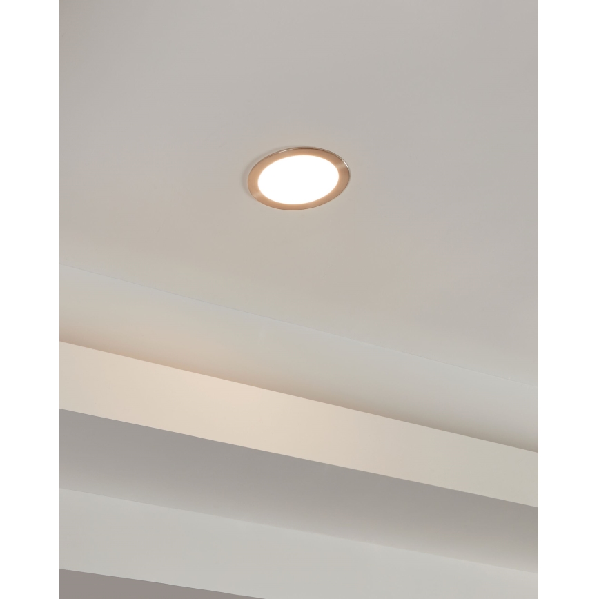 Eglo - Dimmbare LED-Badezimmer-Einbauleuchte LED/10,5W/230V IP44 ZigBee Ø 16,5 cm