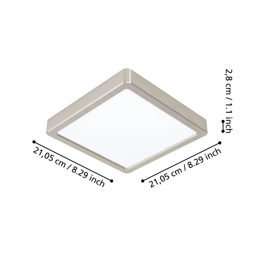 Eglo - Dimmbare LED-Badezimmerleuchte LED/16,5W/230V IP44 ZigBee