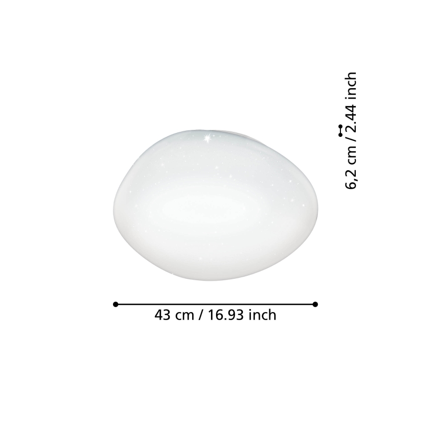 Eglo - LED RGBW Plafoniera dimmerabile LED/21,6W/230V ZigBee