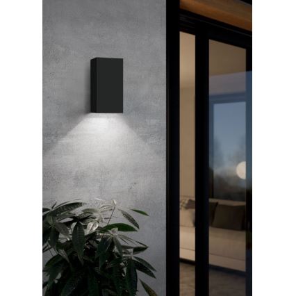 Eglo - Applique murale d'extérieur LED RVB à intensité variable 2xGU10/5W/230V IP55 2700-6500K