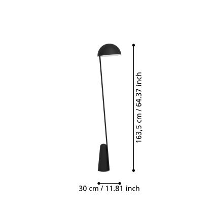 Eglo - Lampada da terra 1xE27/40W/230V