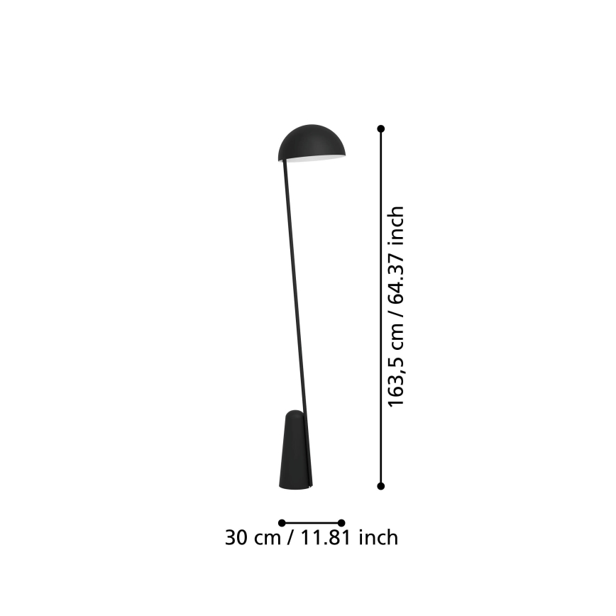 Eglo - Lampada da terra 1xE27/40W/230V