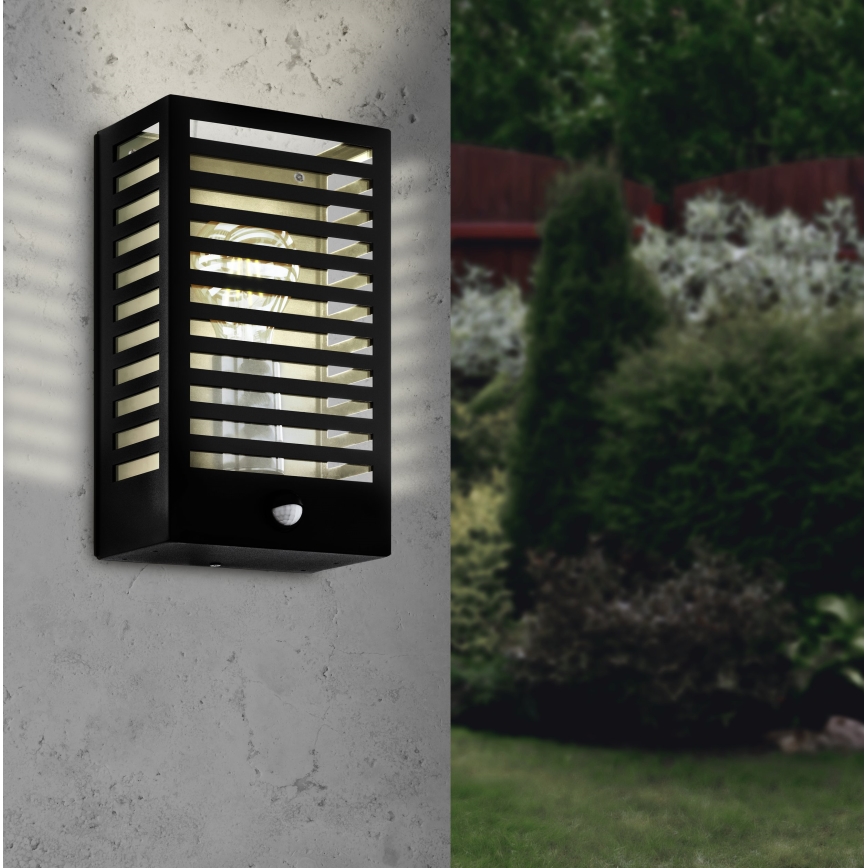 Eglo - Applique da esterno con sensore 1xE27/60W/230V IP44