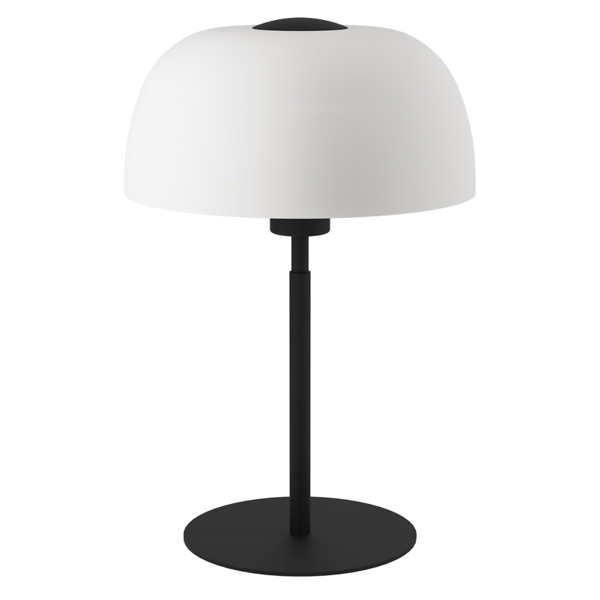 Eglo - Lampada da tavolo 1xE27/40W/230V nero/bianco