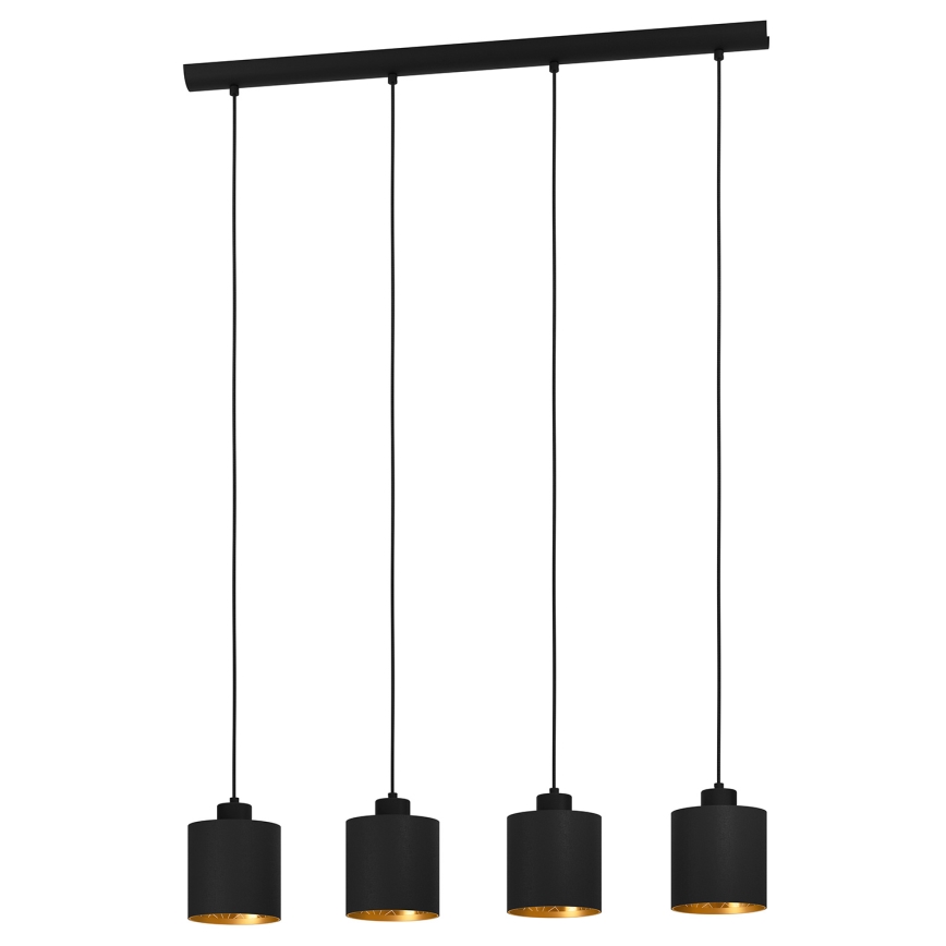 Eglo - Lampadario a sospensione con filo 4xE27/28W/230V