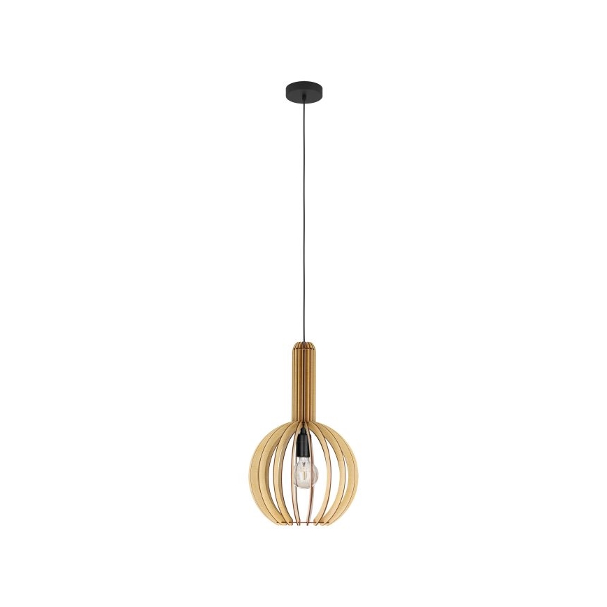 Eglo - Lampadario a sospensione con filo 1xE27/40W/230V diametro 31 cm beige