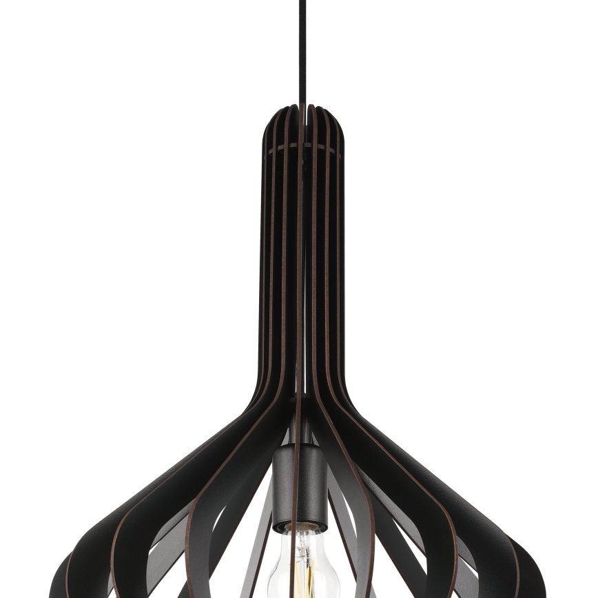 Eglo - Hängeleuchte an Kabel 1xE27/40W/230V Ø 38 cm schwarz