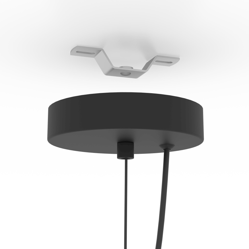 Eglo - Hängeleuchte an Kabel 1xE27/40W/230V schwarz