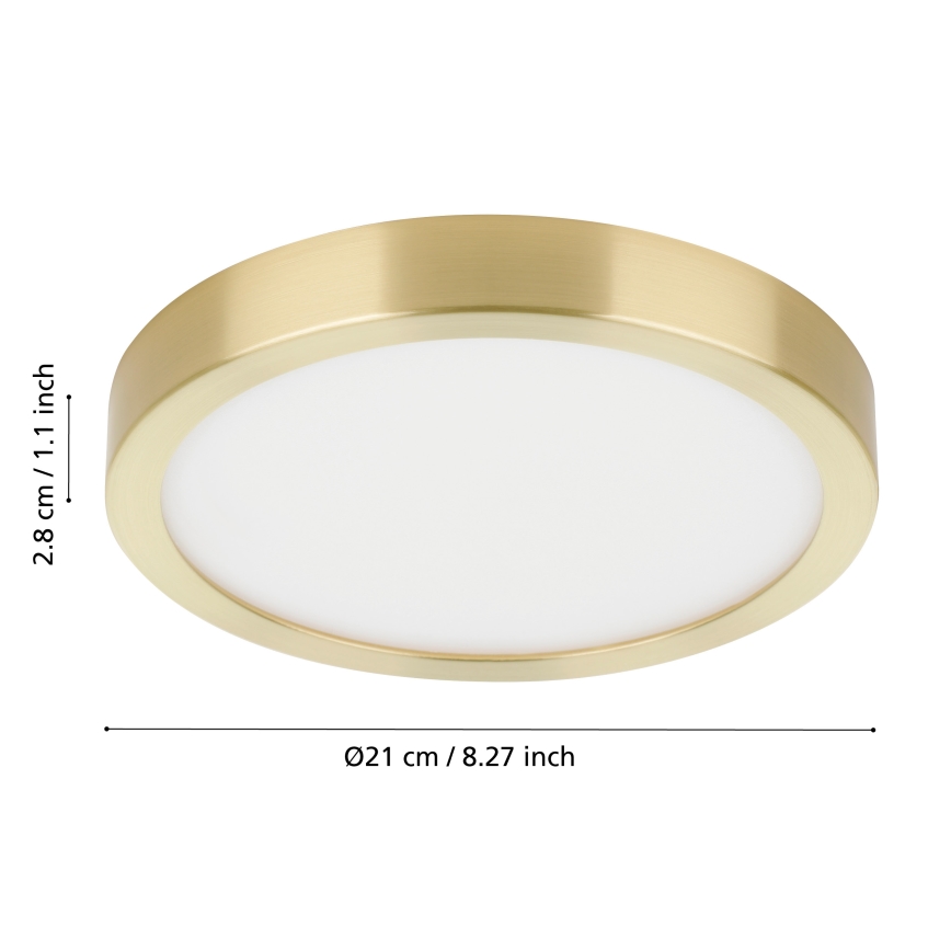 Eglo - Plafonnier LED/17 W/230 V Ø 21 cm Ø 21 cm