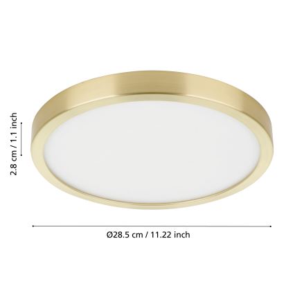 Eglo - Plafoniera LED/20,5W/230V Ø 28,5 cm Ø 28,5 cm