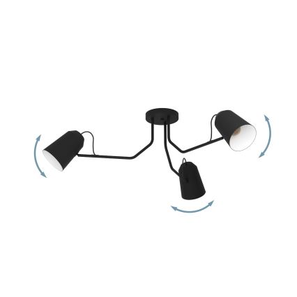 Eglo - Deckenleuchte 3xE27/25W/230V