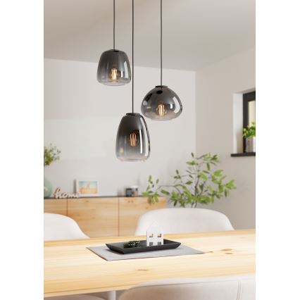 Eglo - Deckenleuchte an Kabel 3xE27/40W/230V Ø 43 cm