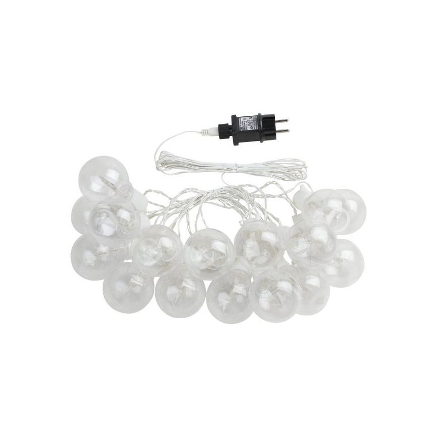Eglo - Catena decorativa da esterno LED 16xLED/0,064W/24V IP44 bianco