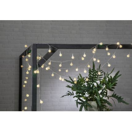 Eglo - Guirlande décorative extérieure LED 50xLED/0,066W/4,5V IP44