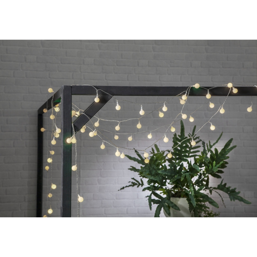 Eglo - Guirlande décorative extérieure LED 50xLED/0,066W/4,5V IP44