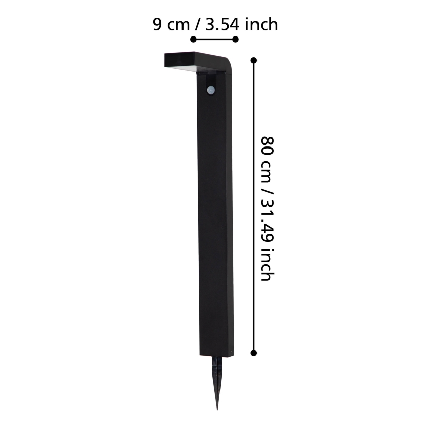 Eglo - LED-Außen-Solarlampe mit Sensor 18xLED/0,2W/3,7V IP44