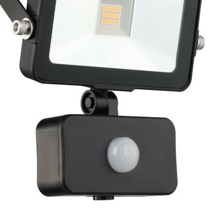 Eglo - Projecteur solaire LED avec capteur, 15 LED, 0,03 W, 3,7 V, 2600 mAh, IP44