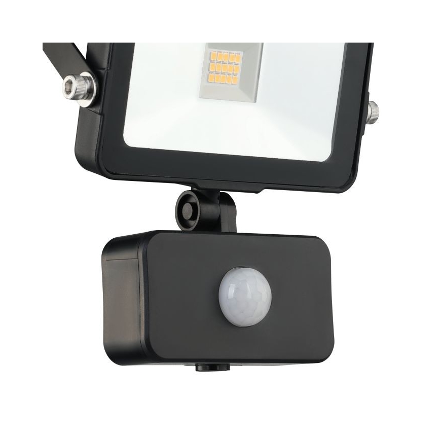 Eglo - Projecteur solaire LED avec capteur, 15 LED, 0,03 W, 3,7 V, 2600 mAh, IP44