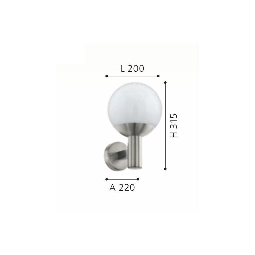 Eglo - LED RGB dimmbare Außenwandleuchte E27/9W/230V 2700-6500K IP44