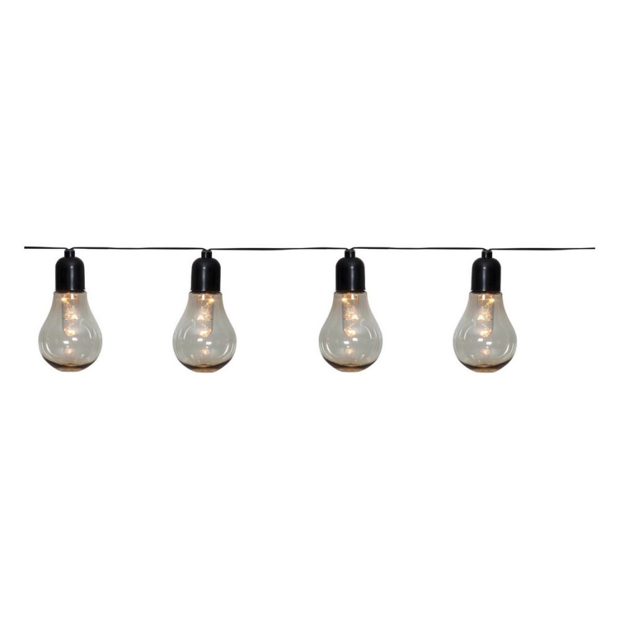Eglo - Catena decorativa da esterno LED 10xLED/0,06W/3V IP44