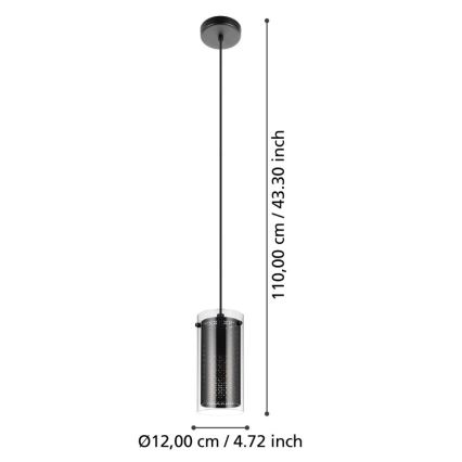 Eglo - Hängeleuchte an Kabel 1xE27/10W/230V