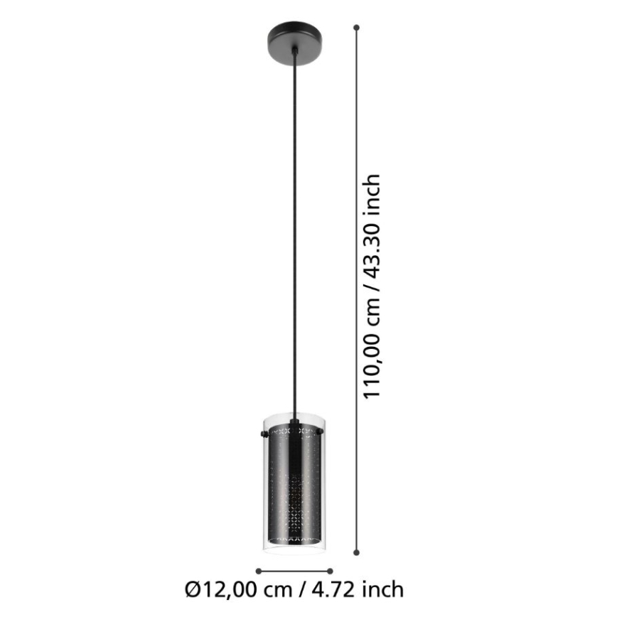 Eglo - Hängeleuchte an Kabel 1xE27/10W/230V