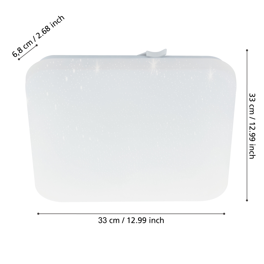 Eglo - Plafoniera LED da bagno LED/14,6W/230V IP44