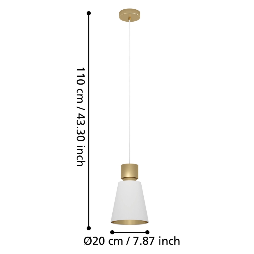 Eglo - Lampadario a sospensione con filo 1xE27/40W/230V