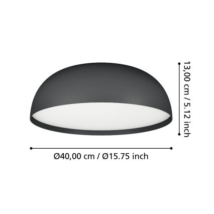 Eglo - Plafoniera dimmerabile RGBW 3xLED/7,5W/230V 2700-6500K diametro 40 cm