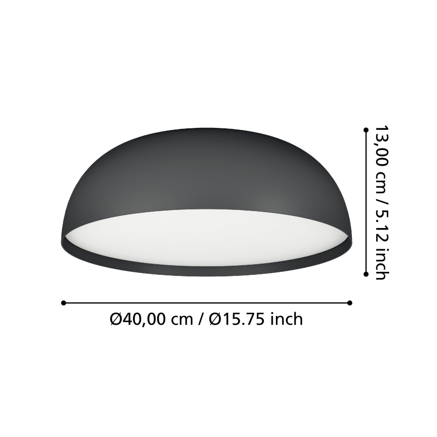 Eglo - Plafoniera dimmerabile RGBW 3xLED/7,5W/230V 2700-6500K diametro 40 cm