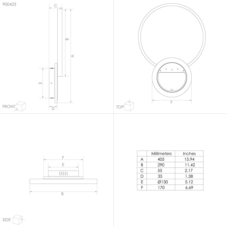 Eglo - Plafoniera LED Dimmerabile LED/15W/230V oro + telecomando