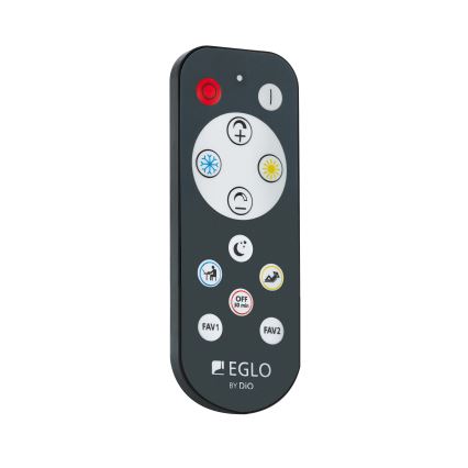 Eglo - Plafoniera LED dimmerabile LED/15W/230V oro + telecomando