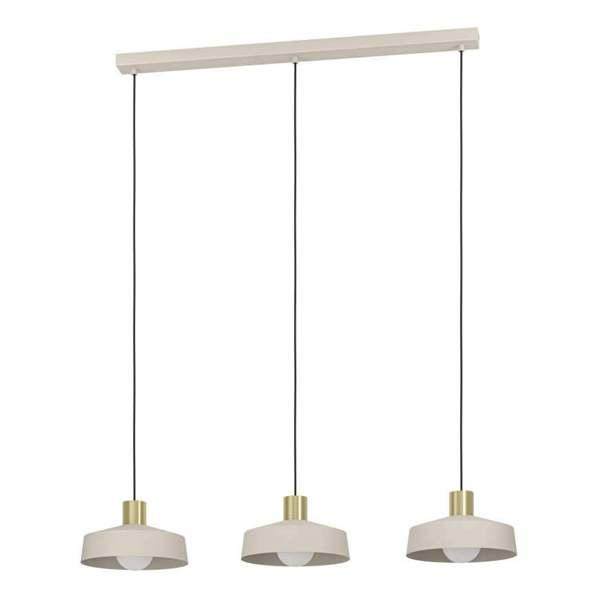 Eglo - Lampadario a sospensione con filo 3xE27/40W/230V