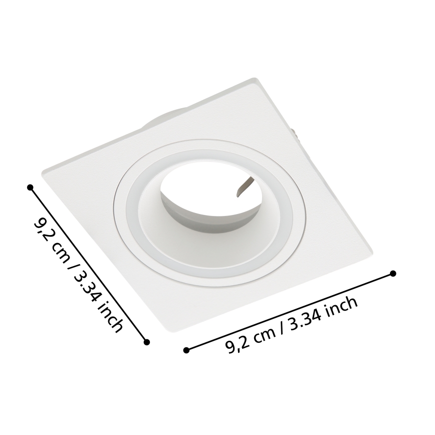 Eglo - Lampada da incasso 1xGU10/35W/230V bianco