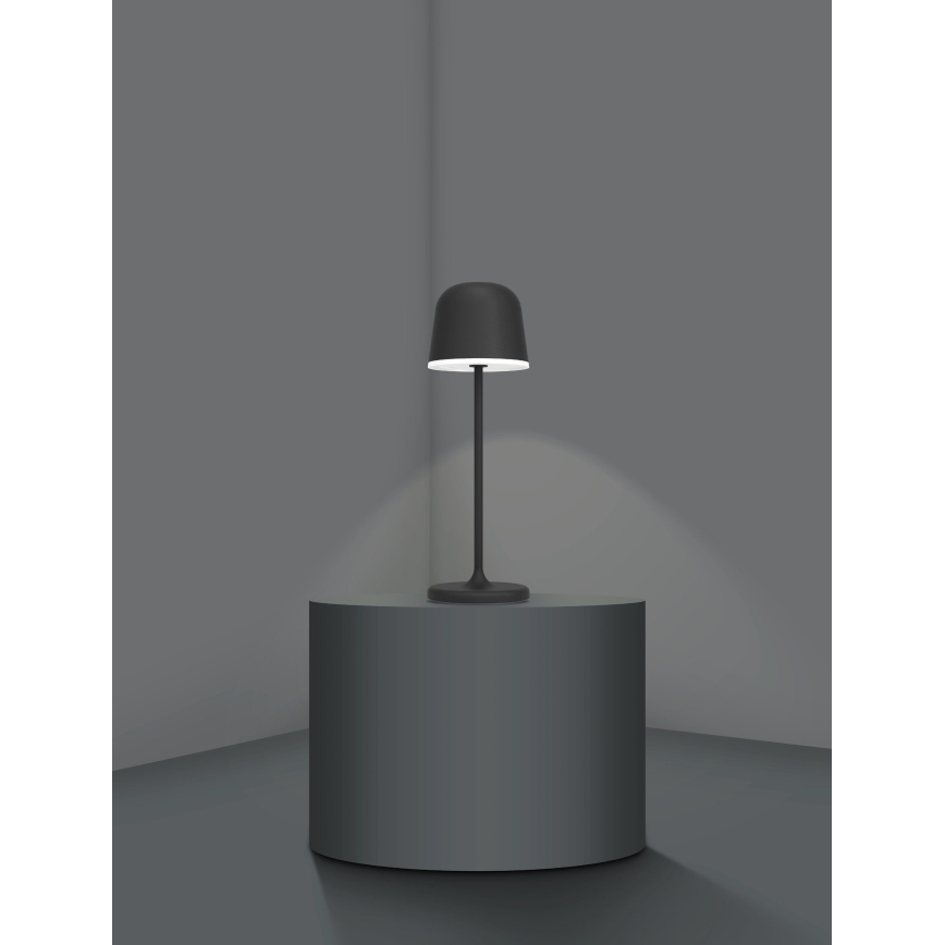 Eglo - LED à intensité variable extérieur rechargeable lampe LED/2,2W/5V 1800 mAh noir IP54