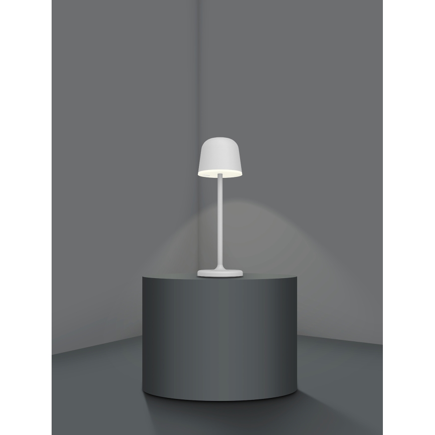Eglo - Lampe d'extérieur rechargeable LED dimmable LED/2,2W/5V 1800 mAh gris IP54