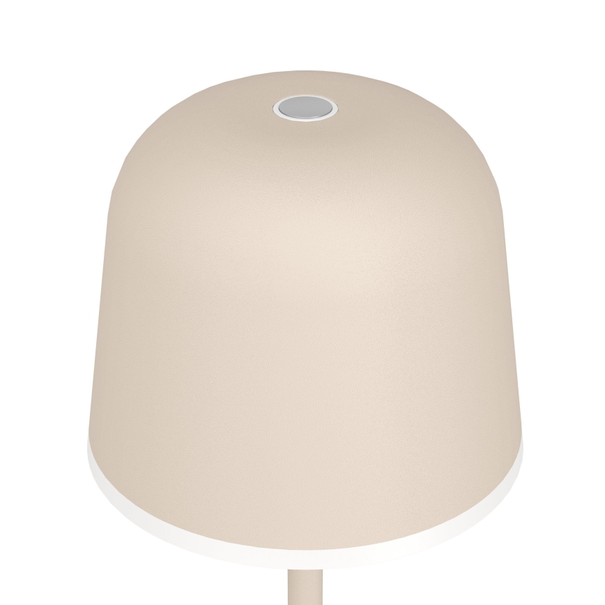 Eglo - LED à intensité variable extérieur rechargeable lampe LED/2,2W/5V 1800mAh beige IP54