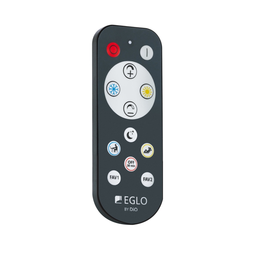 Eglo - Lampadaire LED à intensité variable LED/34W/230V 3000-6500K + télécommande