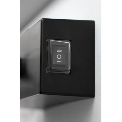Eglo - Illuminazione LED per specchio bagno LED/5W/230V IP44 nero