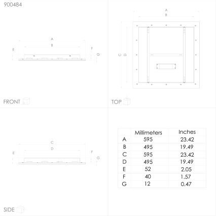 Eglo - Plafoniera LED RGBW Dimmerabile LED/35,5W/230V