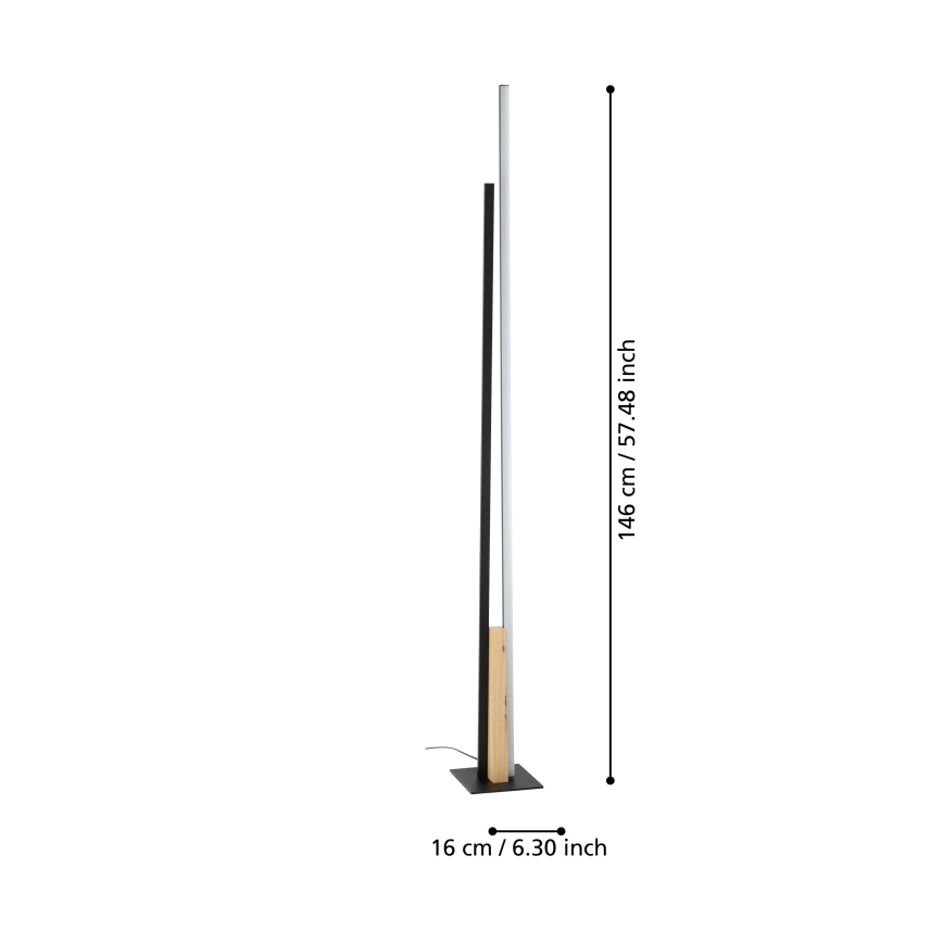 Eglo - LED Stehlampe LED/24W/230V