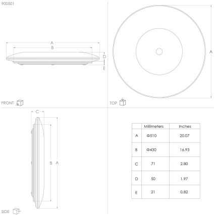 Eglo - Plafoniera LED LED/30,8W/230V