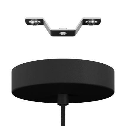Eglo - Lampadario a sospensione con filo 1xE27/40W/230V nero