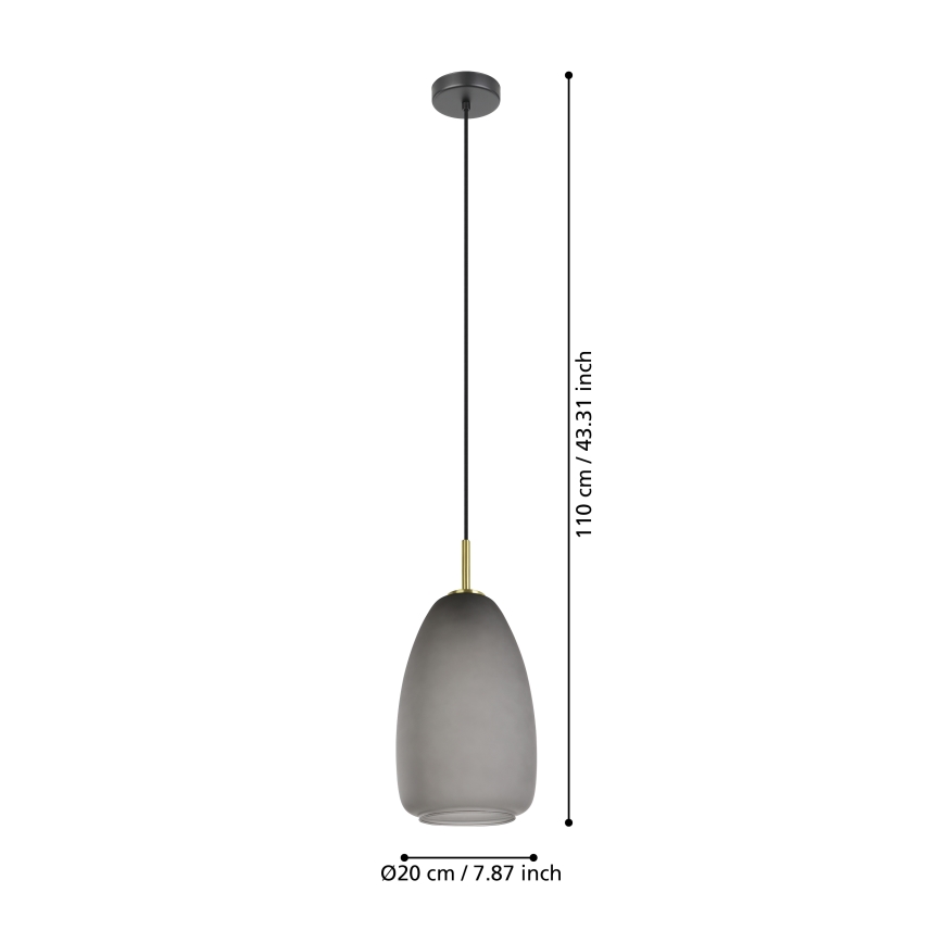 Eglo - Hängeleuchte an Kabel 1xE27/40W/230V