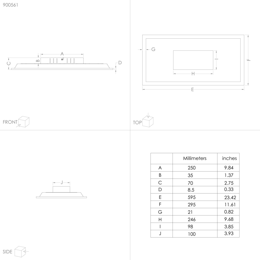 Eglo - LED Deckenleuchte LED/26W/230V