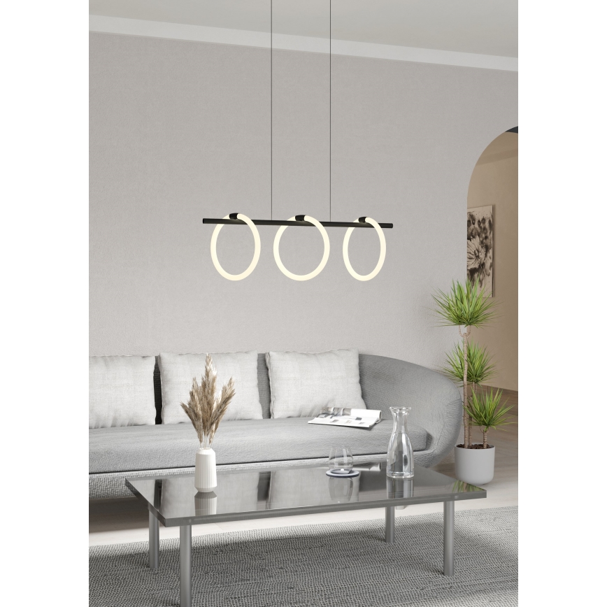 Eglo - Lampadario LED a sospensione con filo 3xLED/9W/230V