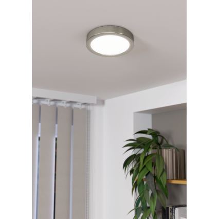 Eglo - Dimmbare LED-Deckenleuchte LED/11W/230V matt Chrom